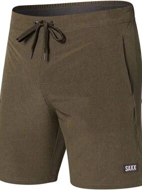 SAXX • Men’s Sport 2 life 2N1 short 7” ballpark pouch - Small olive green